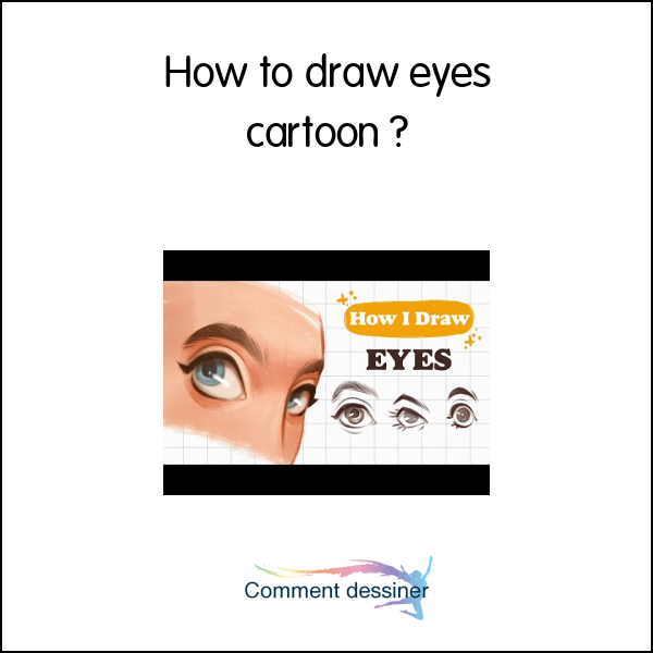 How to draw eyes cartoon